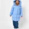 Зимовий пуховик для дівчаток блакитний | 92207 Зимовий пуховик для дівчаток блакитний | 92207