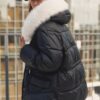 Коротка куртка зі штучним хутром на комірі | 92452 Коротка куртка зі штучним хутром на комірі | 92452