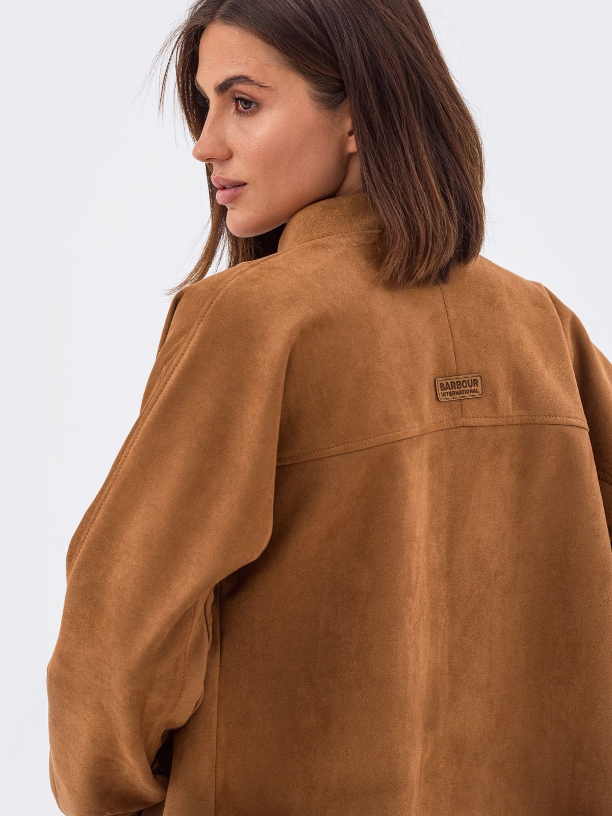 Подовжена замшева сорочка коричнева | 92674 Подовжена замшева сорочка коричнева | 92674