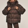 Зимова куртка зі знімним капюшоном коричнева | 93098 Зимова куртка зі знімним капюшоном коричнева | 93098