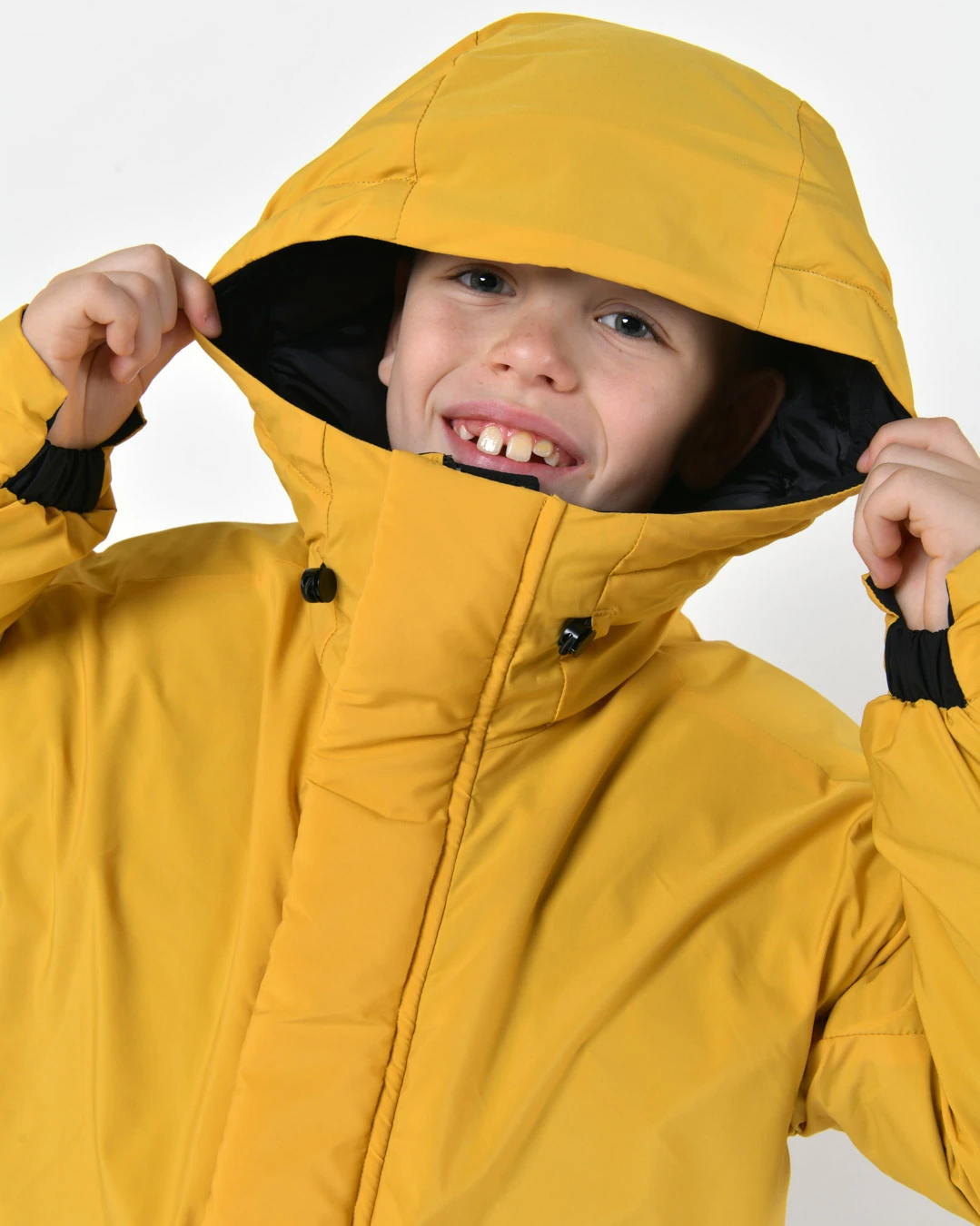 Зимова куртка для хлопчиків гірчична | 92779