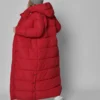 Зимовий довгий пуховик червоний | 93624 Зимовий довгий пуховик червоний | 93624