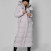 Зимовий довгий пуховик світло-бежевий | 93590 Зимовий довгий пуховик світло-бежевий | 93590
