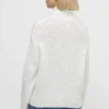 Жіночий в'язаний светр оверсайз білий | 94448