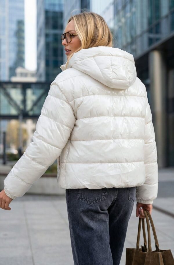 Демісезонна куртка-трансформер молочна | 94754