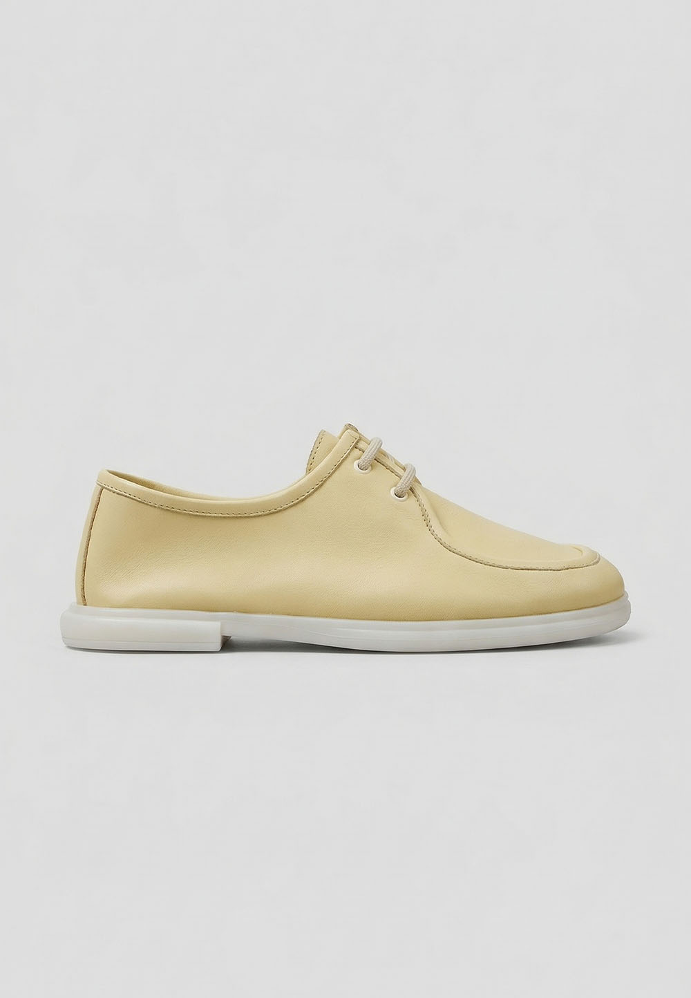 Шкіряні туфлі-лофери без підкладки жовті | 95700 Шкіряні туфлі-лофери без підкладки жовті | 95700