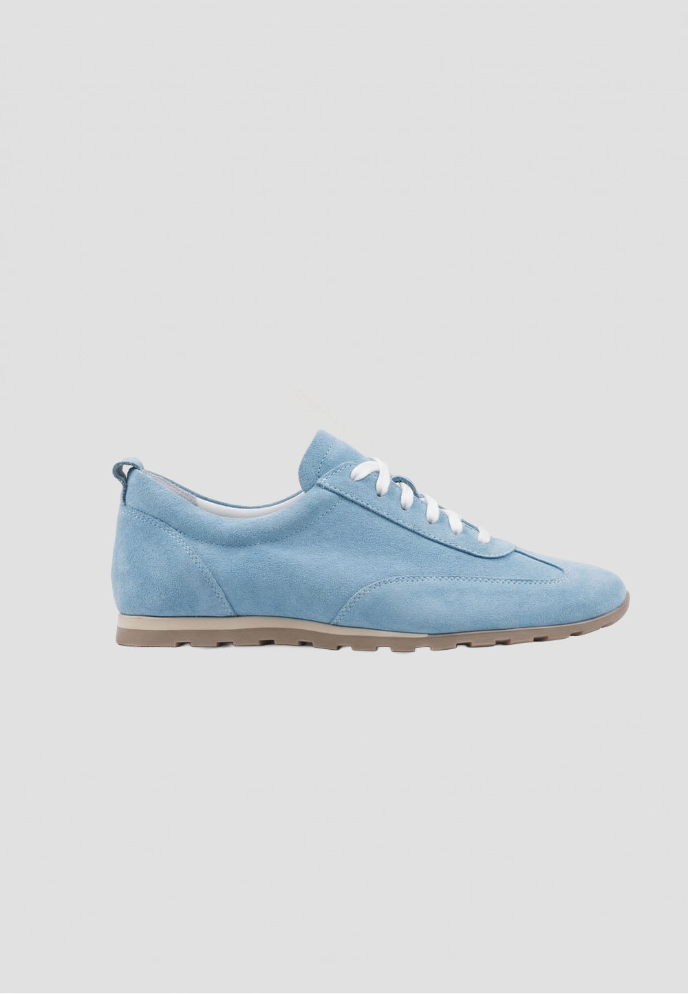 Жіночі замшеві кеди небесно-блакитного кольору | 95470 Жіночі замшеві кеди небесно-блакитного кольору | 95470