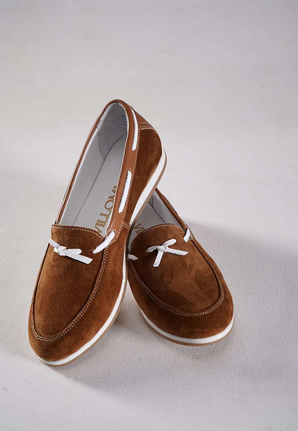 М'які мокасини із натуральної замші руді | 95310