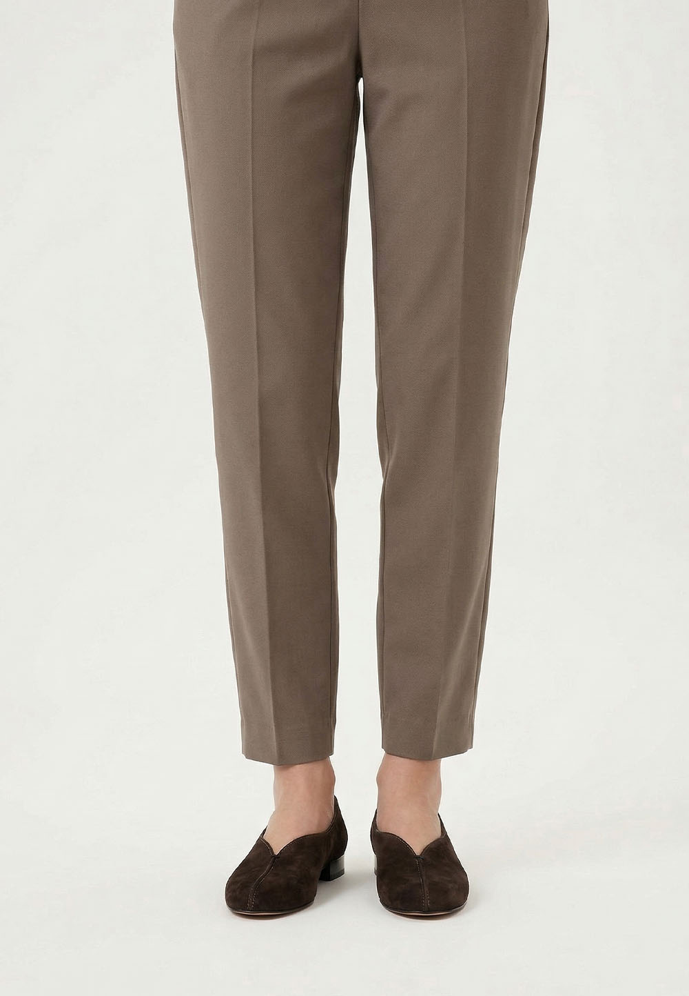 Жіночі замшеві туфлі шоколадного кольору | 95686 Жіночі замшеві туфлі шоколадного кольору | 95686