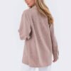 Подовжена сорочка вільного крою бежева | 95400 Подовжена сорочка вільного крою бежева | 95400