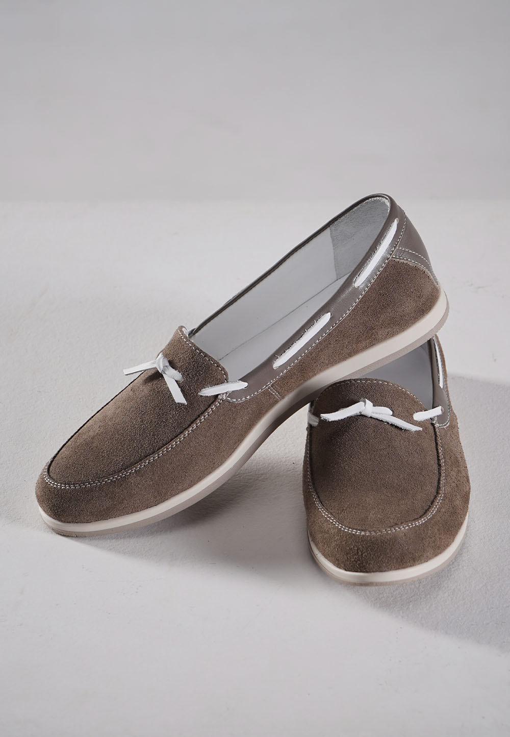 М'які мокасини із натуральної замші коричневі | 95299