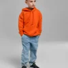 Зручний дитячий худі помаранчевий | 95957 Зручний дитячий худі помаранчевий | 95957