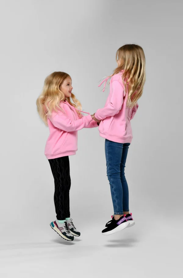 Зручний дитячий худі рожевий | 95946