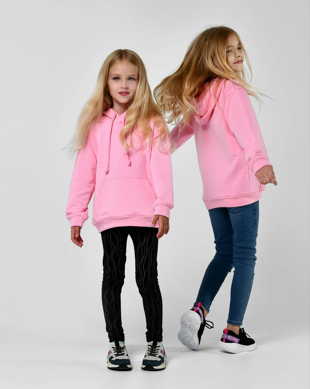 Зручний дитячий худі рожевий | 95946 Зручний дитячий худі рожевий | 95946