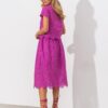 Костюм-двійка з прошви зі спідницею фуксія | 96381