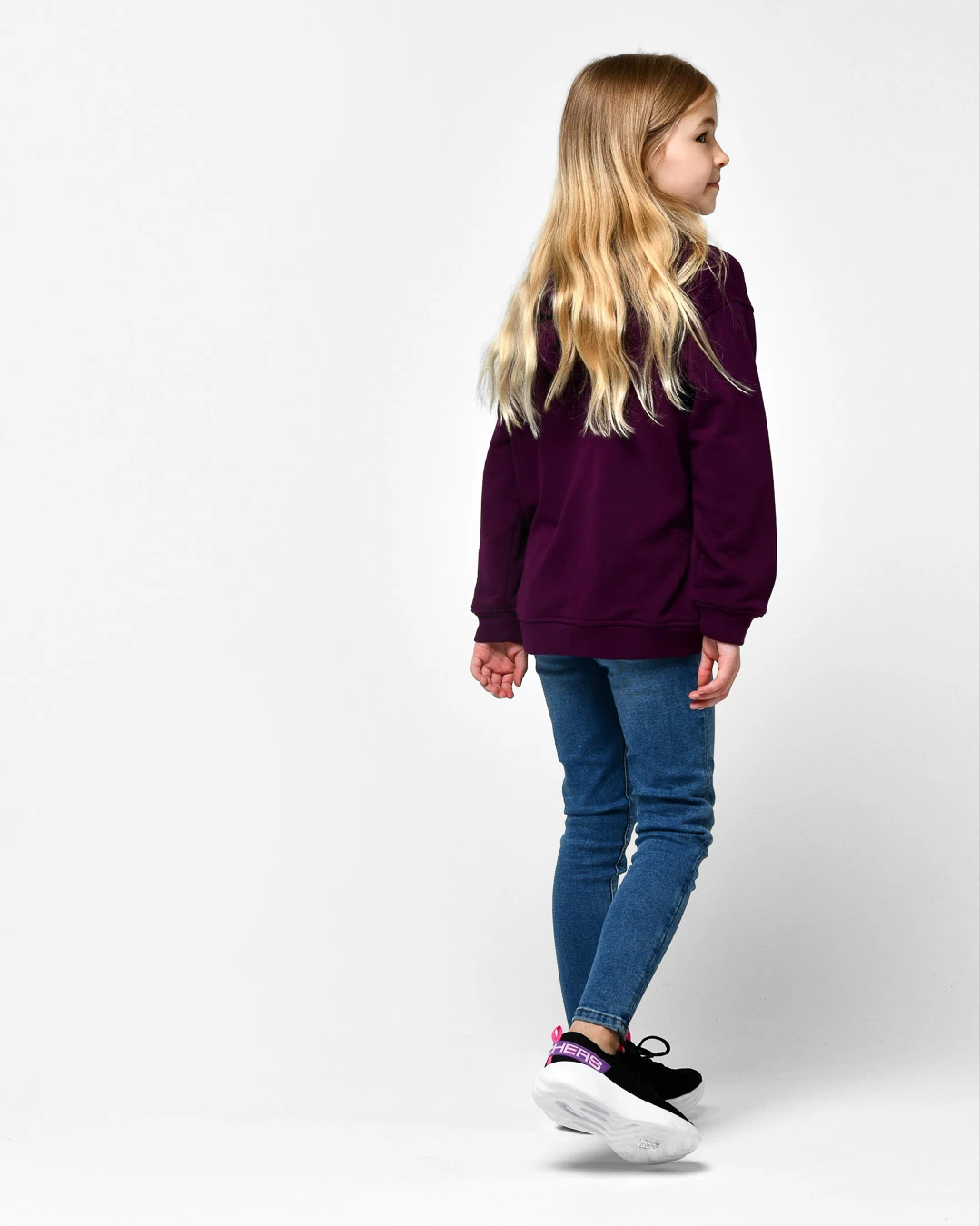 Зручний дитячий худі фіолетовий | 95967